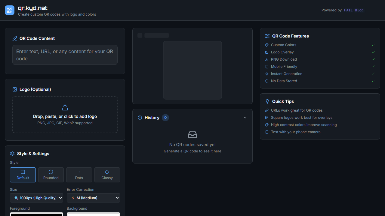 Preview image for QR Code Generator